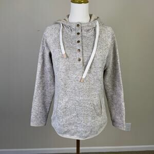 Thread+Supply Pullover Snap Hand Sewn Hoodie Sweatshirt US Women's M